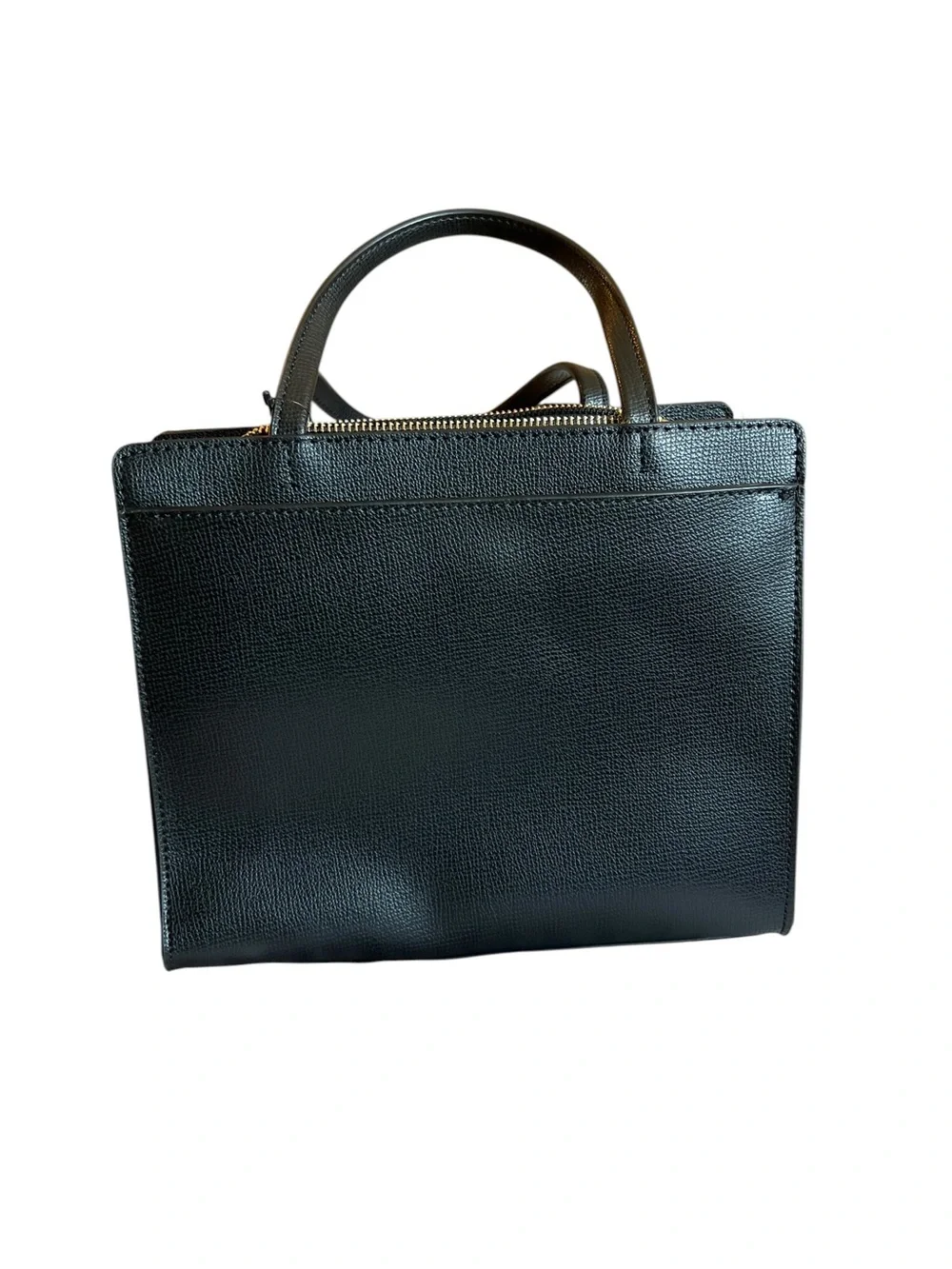 Karl Lagerfeld Paris Maybelle Satchel Black Leather Crossbody Bag - NWT
